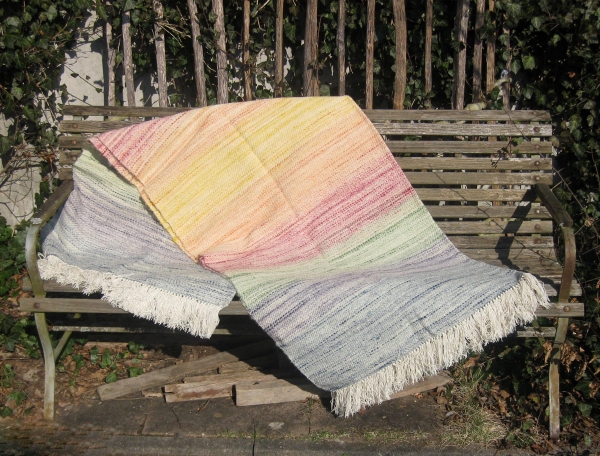 Tagesdecke - Regenbogenfarben - 150 x 200 cm