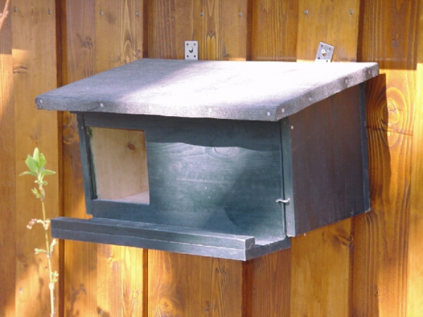 Nesting box for kestrels - Made by Lebensgemeinschaft e.V.